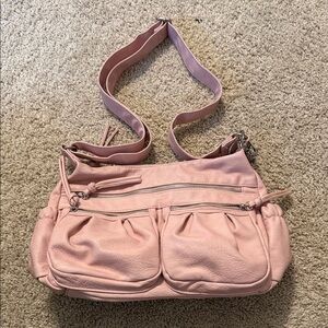 Elegant Pink Crossbody Bag